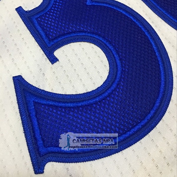 Camiseta Autentico Manga Corta Warriors Curry Blanco